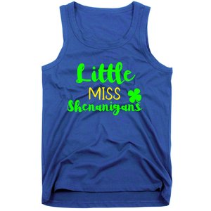 Little Miss Shenanigans St Patrick's Day Irish Gift Tank Top