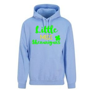 Little Miss Shenanigans St Patrick's Day Irish Gift Unisex Surf Hoodie