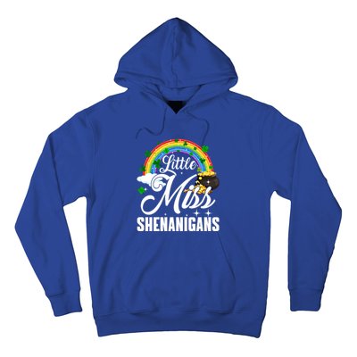 Little Miss Shenanigans Rainbow St Patricks Day Meaningful Gift Hoodie