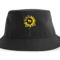 Labrador Mom Sunflower Labrador Retriever Gifts Dog Mom Mama Sustainable Bucket Hat