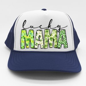 Lucky Mama St PatrickS Day Family Trucker Hat