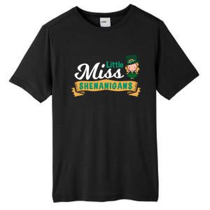 Little Miss Shenanigans St Patrick's Design Great Gift Tall Fusion ChromaSoft Performance T-Shirt