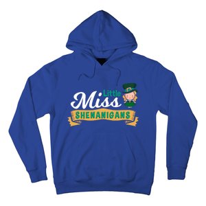 Little Miss Shenanigans St Patrick's Design Great Gift Hoodie