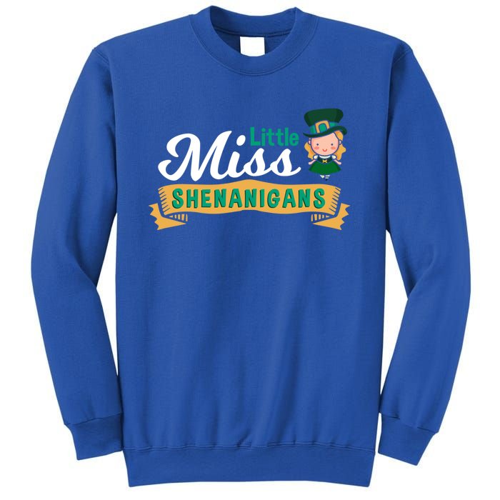 Little Miss Shenanigans St Patrick's Design Great Gift Sweatshirt