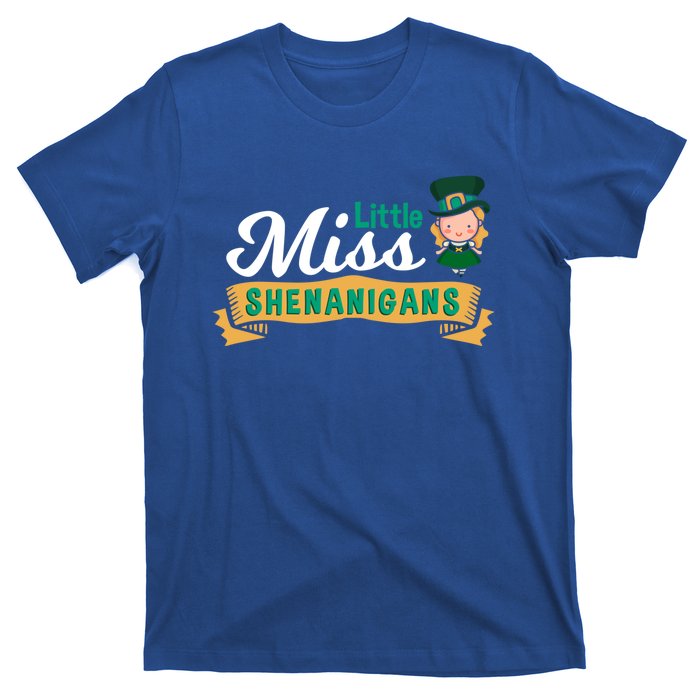 Little Miss Shenanigans St Patrick's Design Great Gift T-Shirt