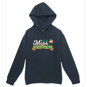 Little Miss Shenanigans St Patrick's Design Great Gift Urban Pullover Hoodie