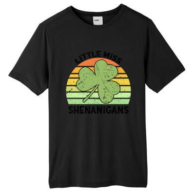 Little Miss Shenanigans Saint Patricks Shenanigans Gift Tall Fusion ChromaSoft Performance T-Shirt