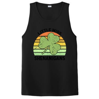 Little Miss Shenanigans Saint Patricks Shenanigans Gift PosiCharge Competitor Tank