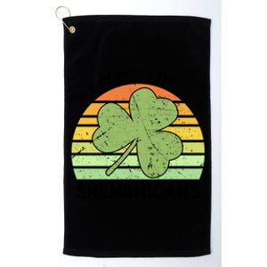 Little Miss Shenanigans Saint Patricks Shenanigans Gift Platinum Collection Golf Towel