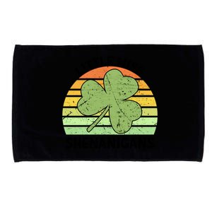 Little Miss Shenanigans Saint Patricks Shenanigans Gift Microfiber Hand Towel