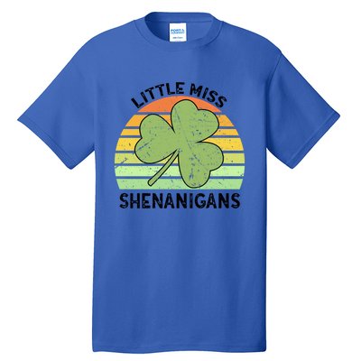 Little Miss Shenanigans Saint Patricks Shenanigans Gift Tall T-Shirt