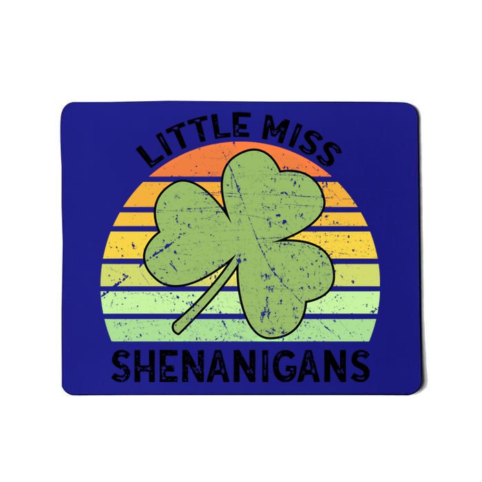 Little Miss Shenanigans Saint Patricks Shenanigans Gift Mousepad