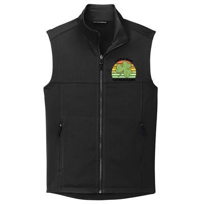 Little Miss Shenanigans Saint Patricks Shenanigans Gift Collective Smooth Fleece Vest