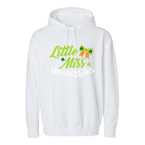 Little Miss Shenanigans Gift Garment-Dyed Fleece Hoodie