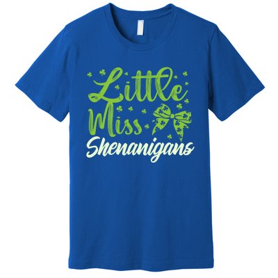 Little Miss Shenanigans St Patricks Day Gift Gift Premium T-Shirt