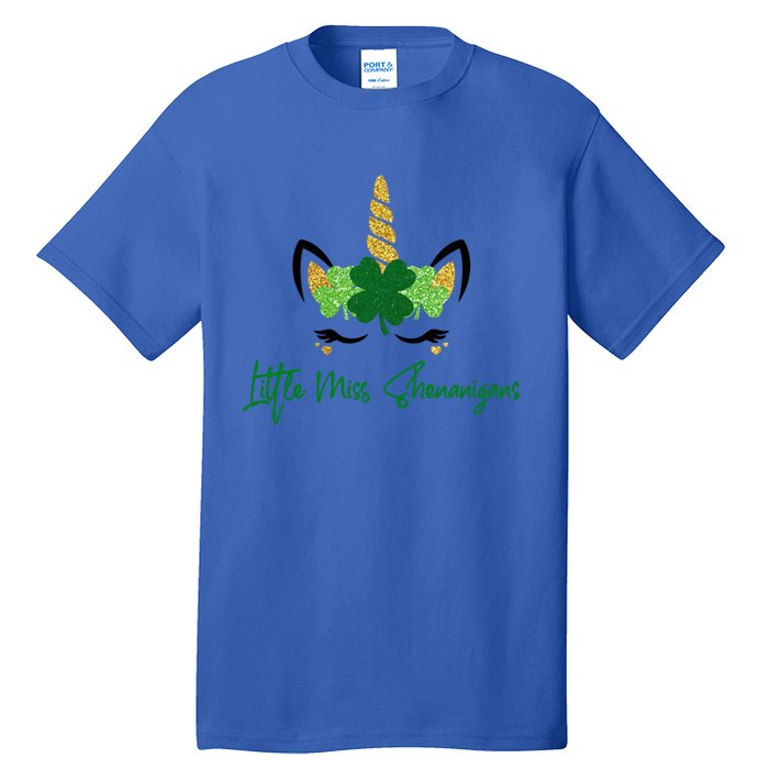 Little Miss Shenanigans Unicorn St Patrick's Day Great Gift Tall T-Shirt