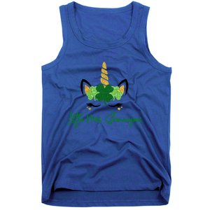 Little Miss Shenanigans Unicorn St Patrick's Day Great Gift Tank Top