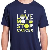 Love Moto Stop Cancer Adult ChromaSoft Performance T-Shirt