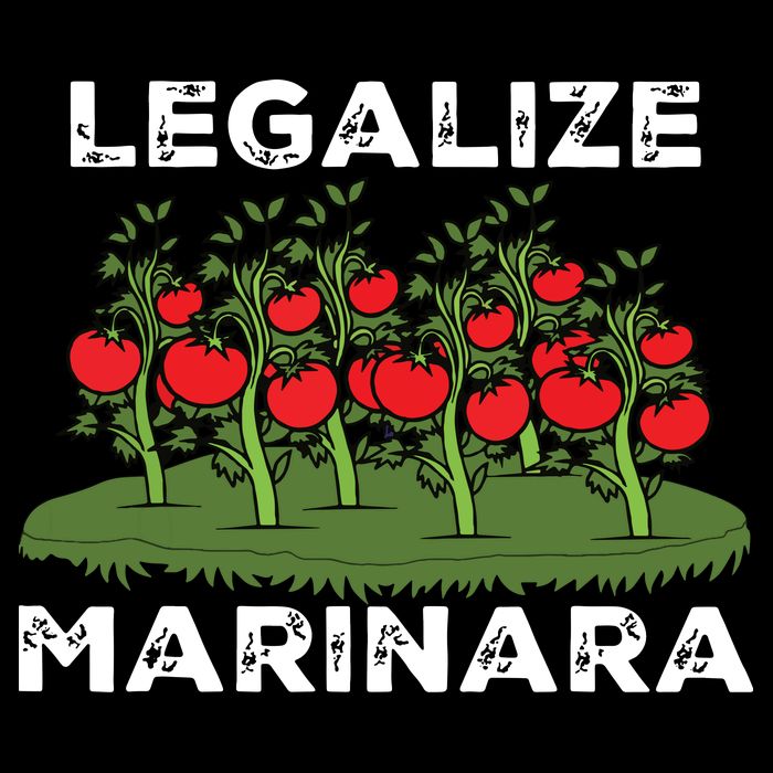 Legalize Marinara Sauce Italian Food Humor Sweatshirt