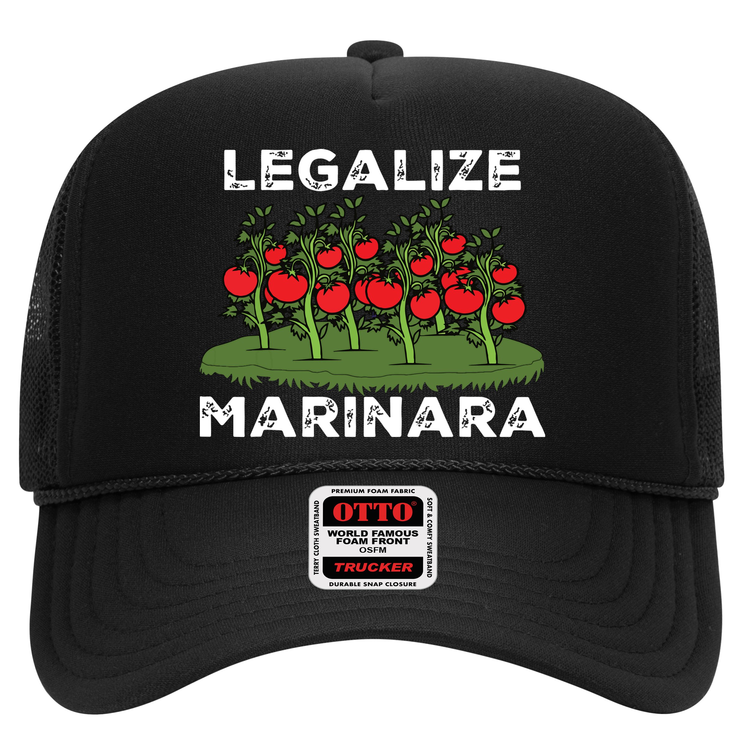 Legalize Marinara Sauce Italian Food Humor Hat
