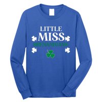 Little Miss Shenanigans St Patrick's Day Irish Cute Gift Long Sleeve Shirt