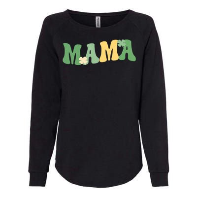 Lucky Mama St Patricks Day Womens California Wash Sweatshirt