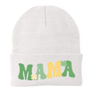 Lucky Mama St Patricks Day Knit Cap Winter Beanie