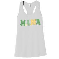 Lucky Mama St Patricks Day Women's Racerback Tank