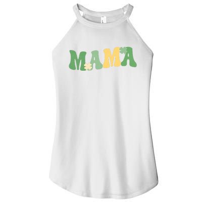 Lucky Mama St Patricks Day Women’s Perfect Tri Rocker Tank