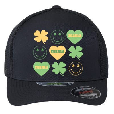 Lucky Mama St Patricks Day Flexfit Unipanel Trucker Cap