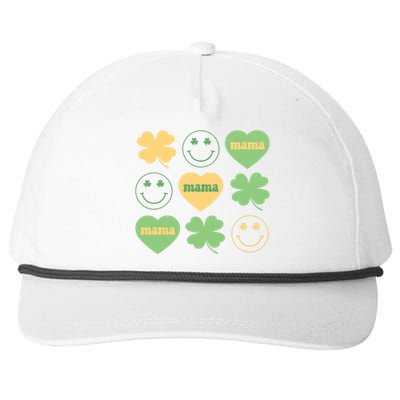 Lucky Mama St Patricks Day Snapback Five-Panel Rope Hat