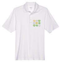 Lucky Mama St Patricks Day Men's Origin Performance Piqué Polo