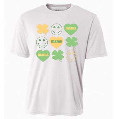 Lucky Mama St Patricks Day Cooling Performance Crew T-Shirt