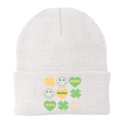 Lucky Mama St Patricks Day Knit Cap Winter Beanie