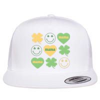 Lucky Mama St Patricks Day Flat Bill Trucker Hat