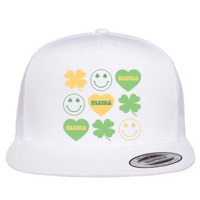 Lucky Mama St Patricks Day Flat Bill Trucker Hat