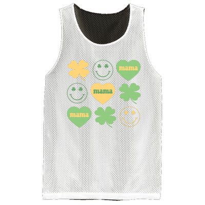 Lucky Mama St Patricks Day Mesh Reversible Basketball Jersey Tank