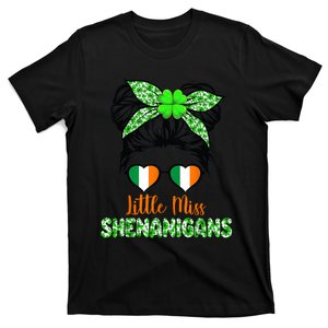 Little miss shenanigans for girls and wo St Patricks day T-Shirt