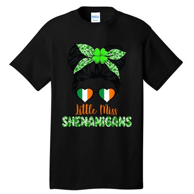 Little miss shenanigans for girls and wo St Patricks day Tall T-Shirt