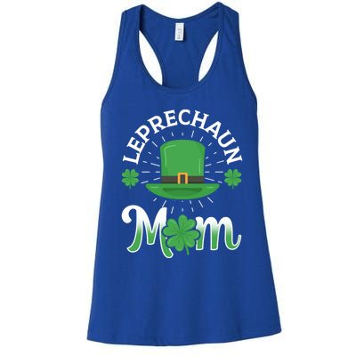 Leprechaun Mom Shamrock Ireland Irish St Patricks Day Mother Cool Gift Women's Racerback Tank