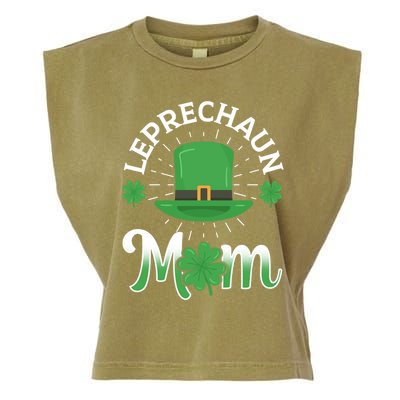 Leprechaun Mom Shamrock Ireland Irish St Patricks Day Mother Cool Gift Garment-Dyed Women's Muscle Tee