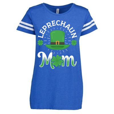 Leprechaun Mom Shamrock Ireland Irish St Patricks Day Mother Cool Gift Enza Ladies Jersey Football T-Shirt