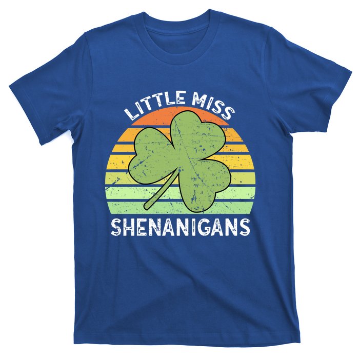 Little Miss Shenanigans Vintage Saint Patricks Cool Gift T-Shirt