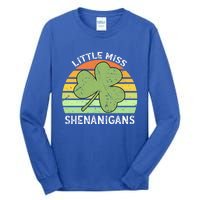 Little Miss Shenanigans Vintage Saint Patricks Cool Gift Tall Long Sleeve T-Shirt