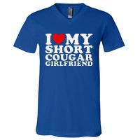 Love My Short Cougar Girlfriend V-Neck T-Shirt