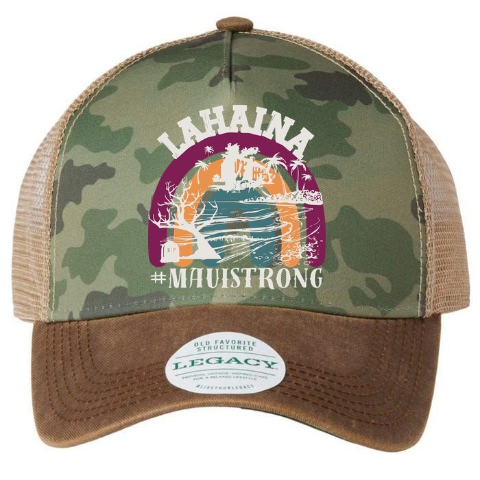 Lahaina Maui Strong Lahaina Banyan Tree Maui Hawaii Shoreline Legacy Tie Dye Trucker Hat