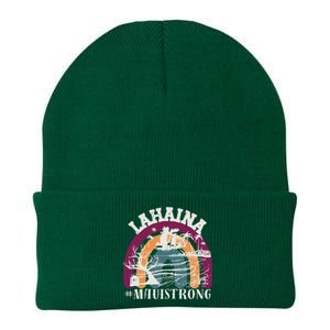 Lahaina Maui Strong Lahaina Banyan Tree Maui Hawaii Shoreline Knit Cap Winter Beanie