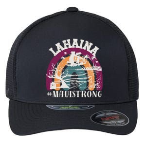 Lahaina Maui Strong Lahaina Banyan Tree Maui Hawaii Shoreline Flexfit Unipanel Trucker Cap