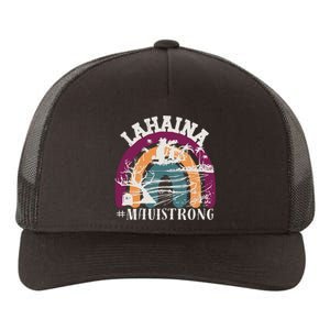 Lahaina Maui Strong Lahaina Banyan Tree Maui Hawaii Shoreline Yupoong Adult 5-Panel Trucker Hat