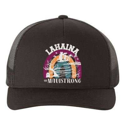 Lahaina Maui Strong Lahaina Banyan Tree Maui Hawaii Shoreline Yupoong Adult 5-Panel Trucker Hat